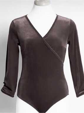 NWT MODCLOTH black velvet body suit sz 2X
